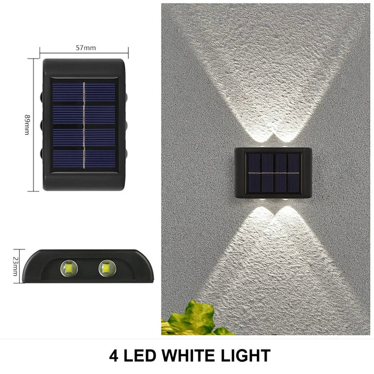 Outdoor Solar Wall Lamp, Waterproof, Water-Powered