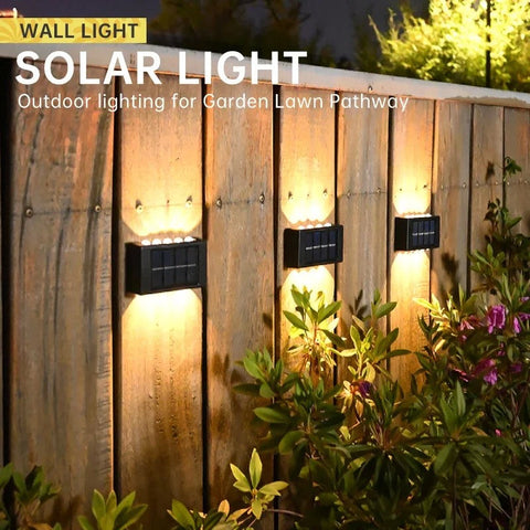 Outdoor Solar Wall Lamp, Waterproof, Water-Powered