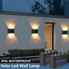 Outdoor Solar Wall Lamp, Waterproof, Water-Powered
