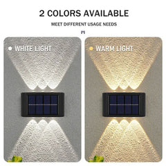 Outdoor Solar Wall Lamp, Waterproof, Water-Powered
