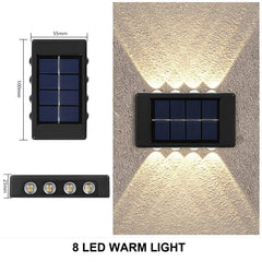 Outdoor Solar Wall Lamp, Waterproof, Water-Powered
