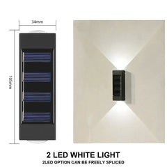 Outdoor Solar Wall Lamp, Waterproof, Water-Powered