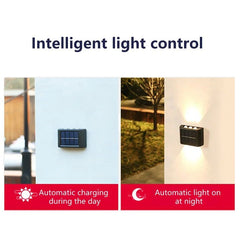 Outdoor Solar Wall Lamp, Waterproof, Water-Powered