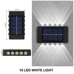 Outdoor Solar Wall Lamp, Waterproof, Water-Powered
