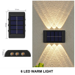 Outdoor Solar Wall Lamp, Waterproof, Water-Powered