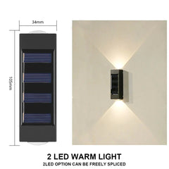 Outdoor Solar Wall Lamp, Waterproof, Water-Powered