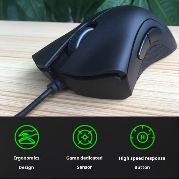 Razer Deathadder Viper Standard Edition 6400 Mouse para jogos com fio Novo espor