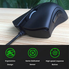 Razer Deathadder Viper Standard Edition 6400 Mouse para jogos com fio Novo espor
