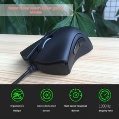 Razer Deathadder Viper Standard Edition 6400 Mouse para jogos com fio Novo espor